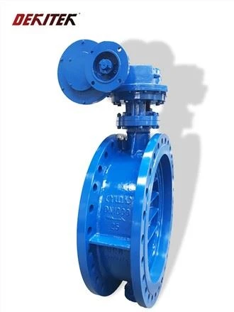 Katup Kupu-kupu Tipe Ujung Flange Triple Offset